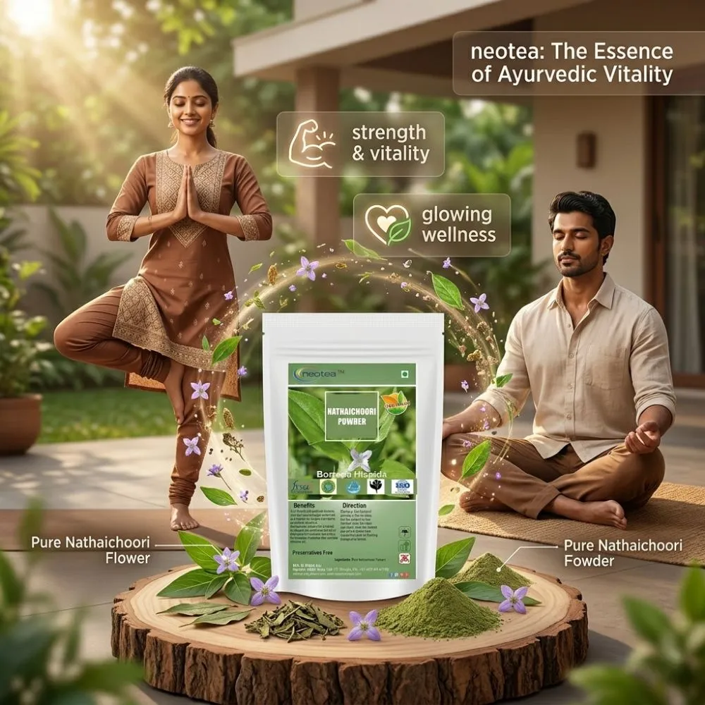 Neotea Nathaichoori Powder | Borreria Articularis Herbal Powder | Traditional Herb | Natural Plant Powder