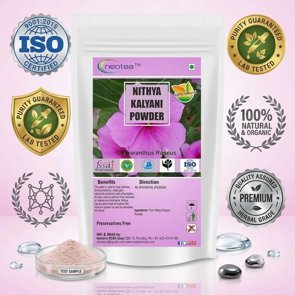 Neotea Nithya Kalyani Powder | Traditional Herbal Powder | Finely Ground Plant-Based Ingredient