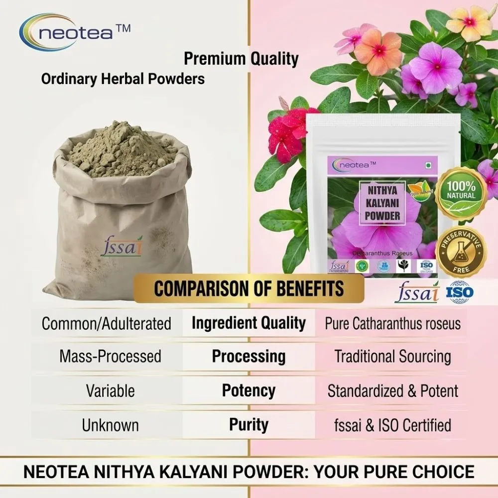 Neotea Nithya Kalyani Powder | Traditional Herbal Powder | Finely Ground Plant-Based Ingredient