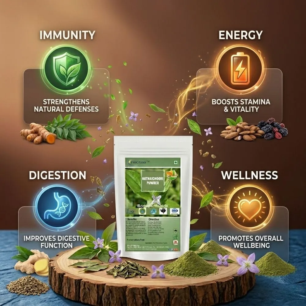Nathaichoori Powder | Borreria Articularis Herbal Powder | Traditional Herb | Natural Plant Powder