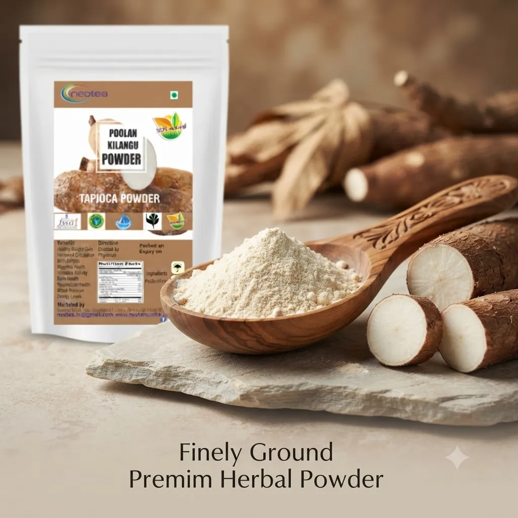 Tapioca Flour | Sabudana Atta | Tapioca Starch | Organic Cassava Powder | Keto & Fasting Friendly | Poolankilangu | Kichili Kilangu | Zedoary | Gluten-Free, Non-GMO, Additive-Free