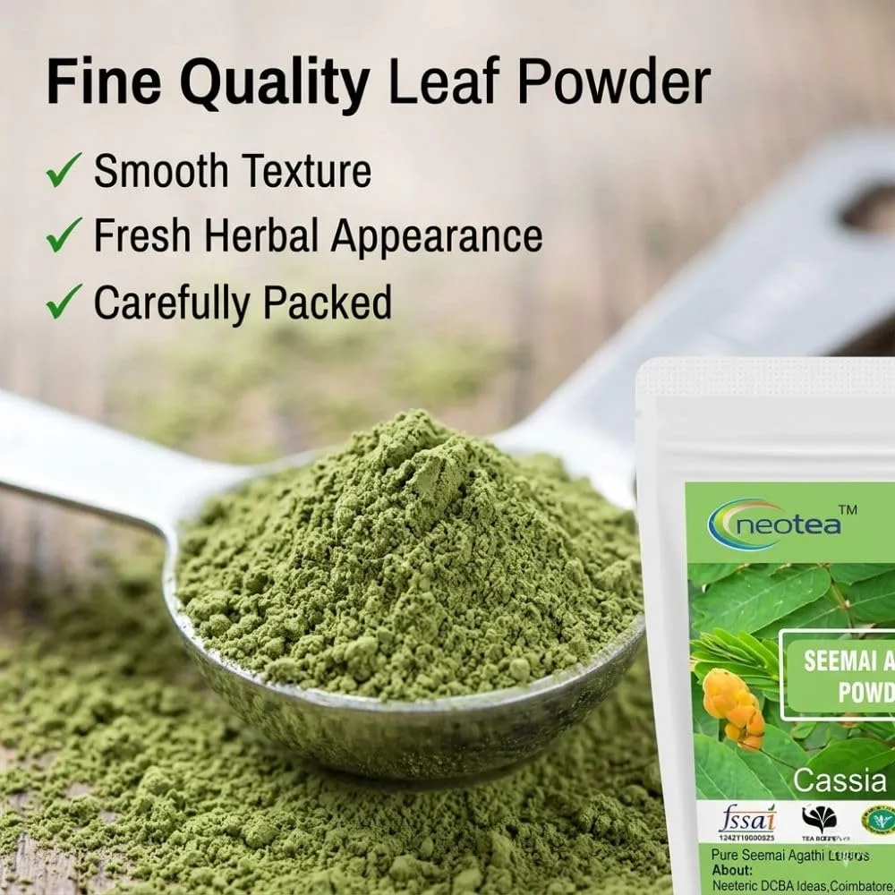 Seemai Agathi Powder Agathi Keerai Powder | Hummingbird Sesbania | Alata Cassia | Alata Leaves Powder | Agasti | Agastya | Bak Phul Leaves Powder | Dirghaphalaka Powder