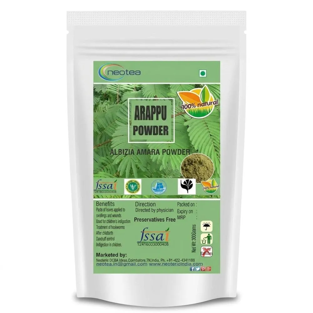 Arappu Powder 100% Natural Arappu Leaf Powder for Hair & Scalp Care, Traditional Herbal Hair Wash Powder, Plant-Based Cleansing Powder, Chemical-Free Herbal Powder