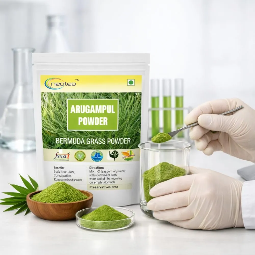 Arugampul Powder | Bermuda Grass Powder | Cynodon Dactylon | 100% Natural Dried Arugampul | Traditional Herbal Wellness Powder | No Added Preservatives