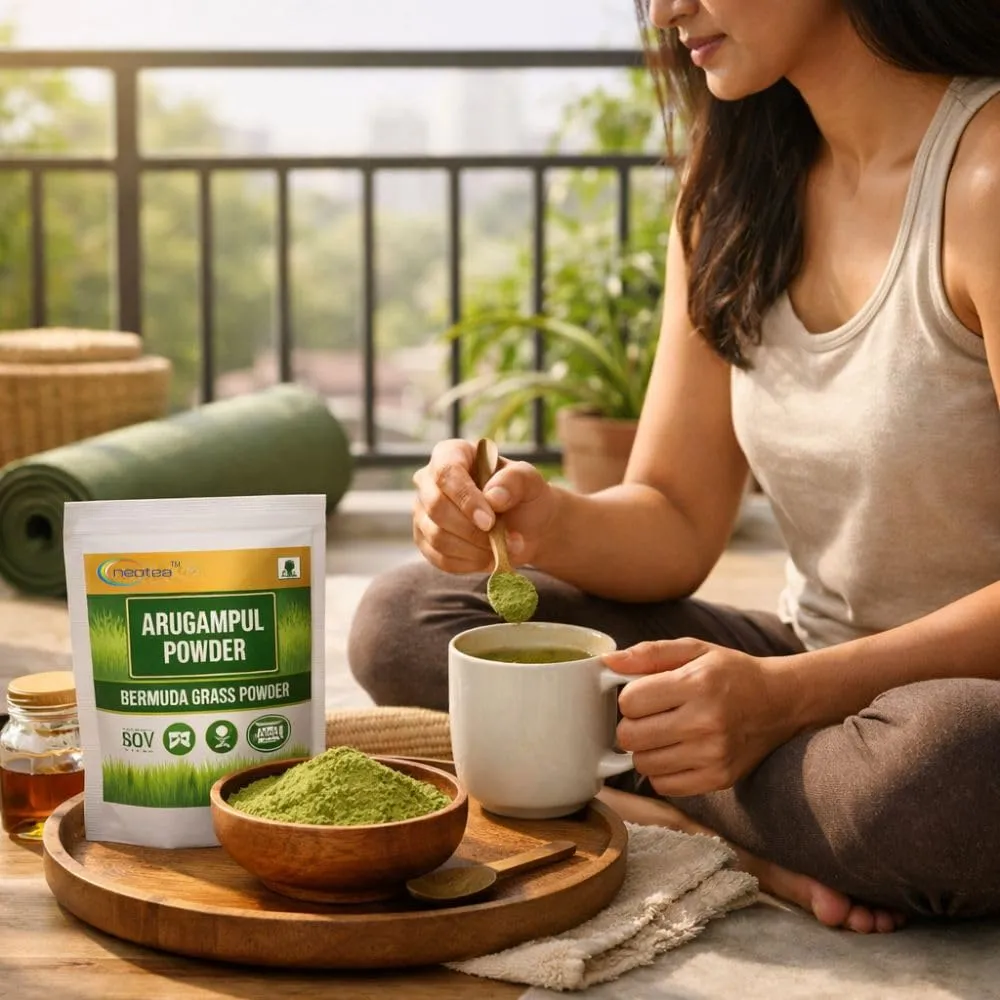 Arugampul Powder | Bermuda Grass Powder | Cynodon Dactylon | 100% Natural Dried Arugampul | Traditional Herbal Wellness Powder | No Added Preservatives