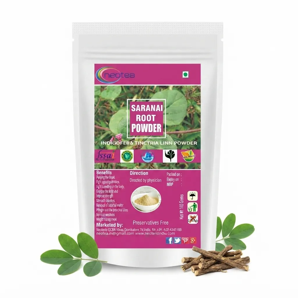 Saranai Root | Punarnava Powder | Boerhavia Diffusa Root | Kidney Rejuvenation | Liver & Urinary Wellness | Sathi Jadd | Mukirattai Leaves | Pure & Natural | Certified Organic | Punarva Diffusa | INDIA ORGANIC Certified Herbal Supplement