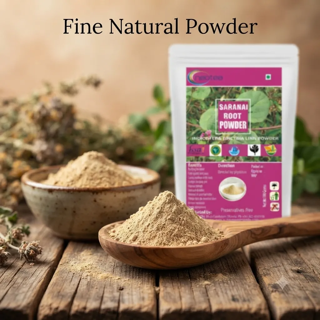 Saranai Root | Punarnava Powder | Boerhavia Diffusa Root | Kidney Rejuvenation | Liver & Urinary Wellness | Sathi Jadd | Mukirattai Leaves | Pure & Natural | Certified Organic | Punarva Diffusa | INDIA ORGANIC Certified Herbal Supplement