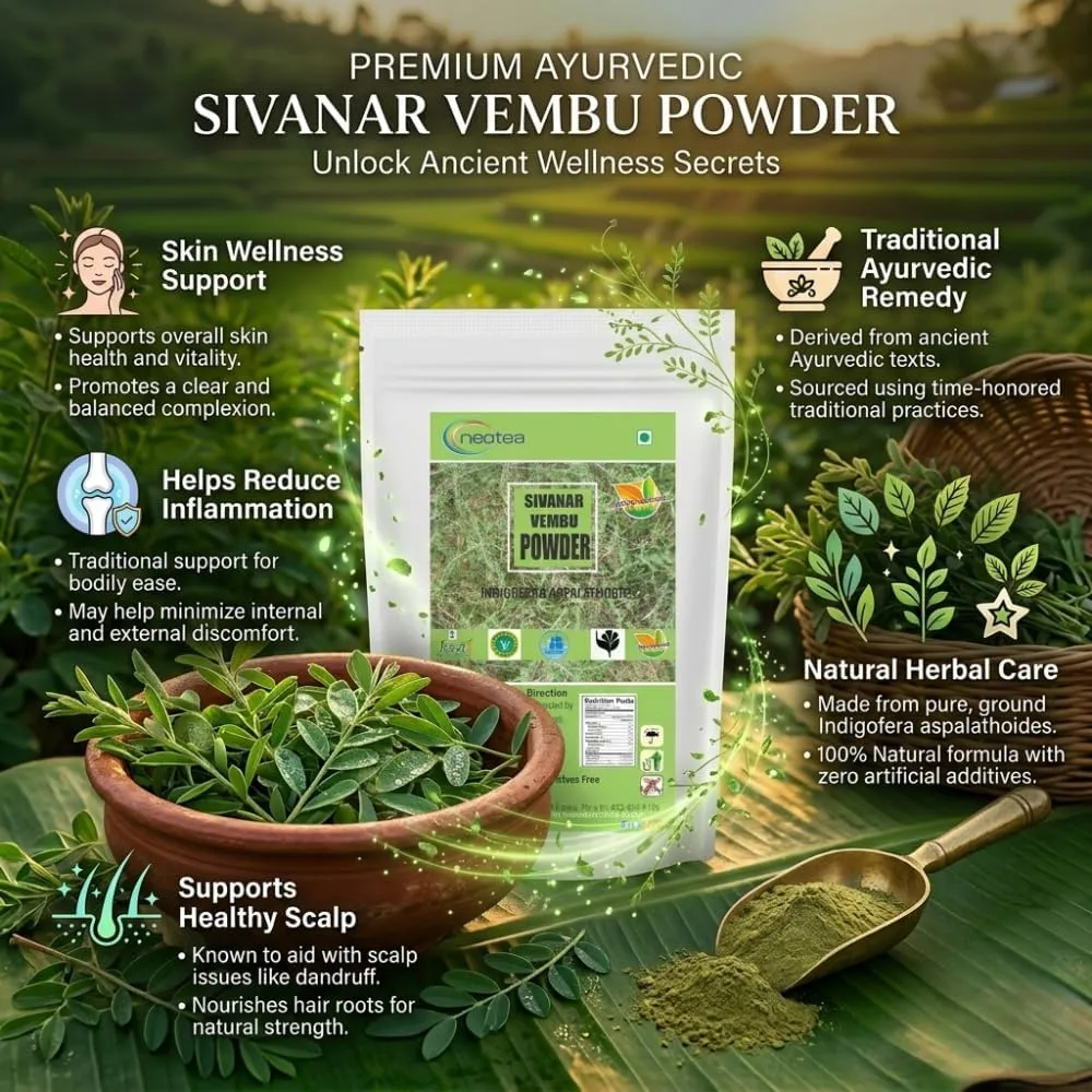 Sivanar Vembu Powder | 100% Natural Sivanar Vembu Herbal Powder | Pure Finely Ground Traditional Botanical Ingredient | Carefully Processed & Hygienically Packed | Suitable for Traditional Everyday Use