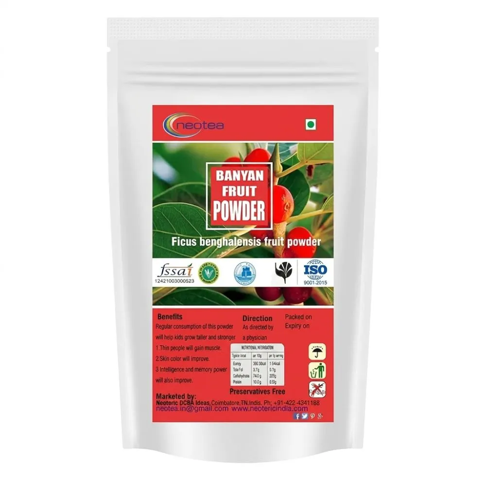 Banyan Fruit Powder | Natural Banyan Tree Fruit Powder | Traditional Herbal Ingredient | Fine Ground Botanical Powder | 100% Natural