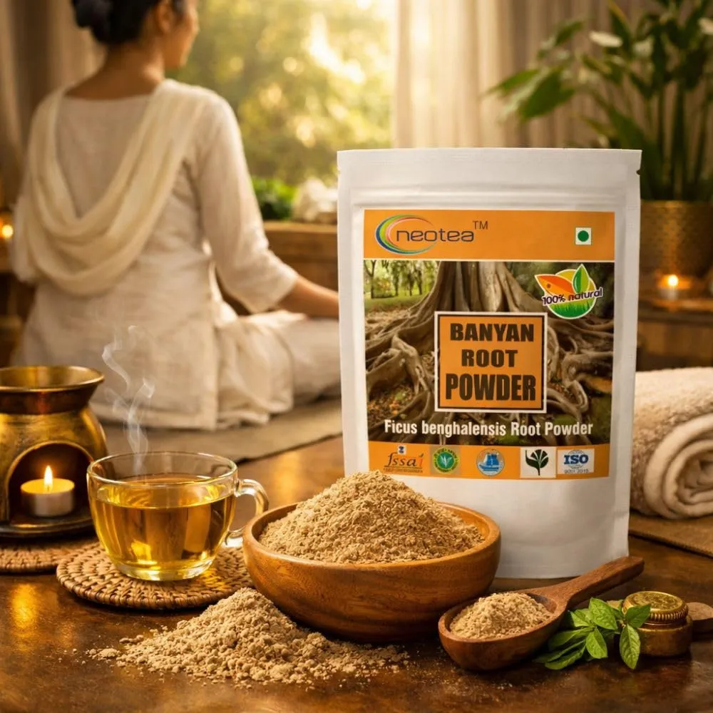 Banyan Root Powder | Natural Banyan Tree Root Herbal Powder | Traditional Ayurvedic Ingredient | Fine Ground Botanical Powder | 100% Natural Plant-Based Ingredient