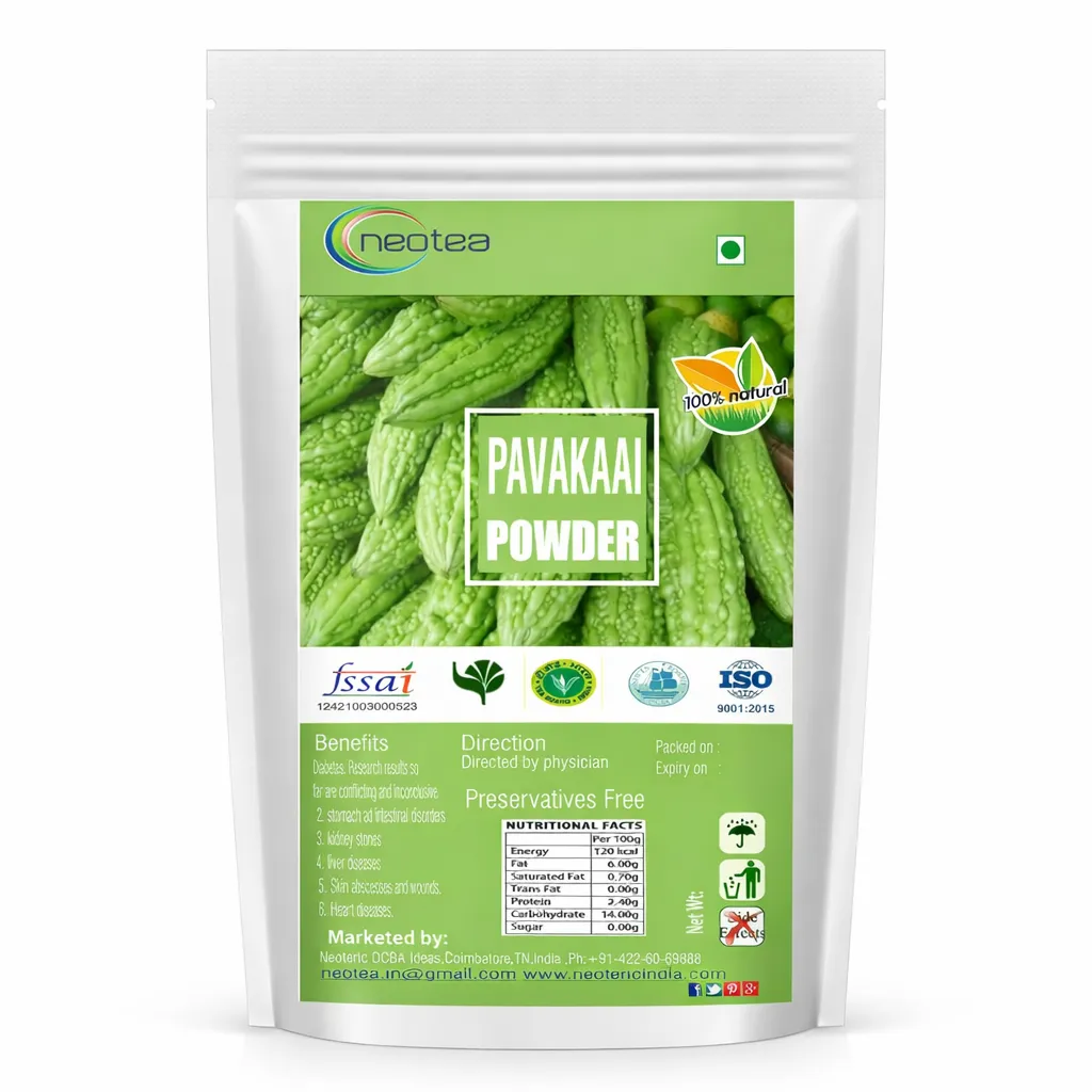 Bitter Gourd Powder 100% Natural Karela Powder | Dried Bitter Melon Powder | Herbal Vegetable Powder for Daily Wellness | No Added Preservatives
