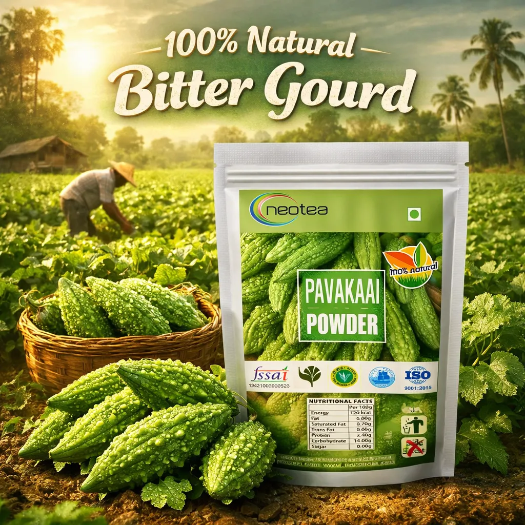 Bitter Gourd Powder 100% Natural Karela Powder | Dried Bitter Melon Powder | Herbal Vegetable Powder for Daily Wellness | No Added Preservatives