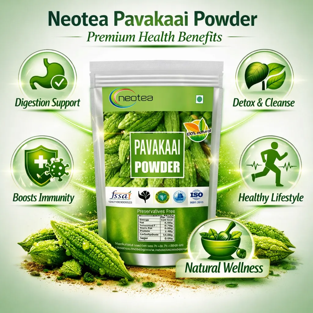 Bitter Gourd Powder 100% Natural Karela Powder | Dried Bitter Melon Powder | Herbal Vegetable Powder for Daily Wellness | No Added Preservatives