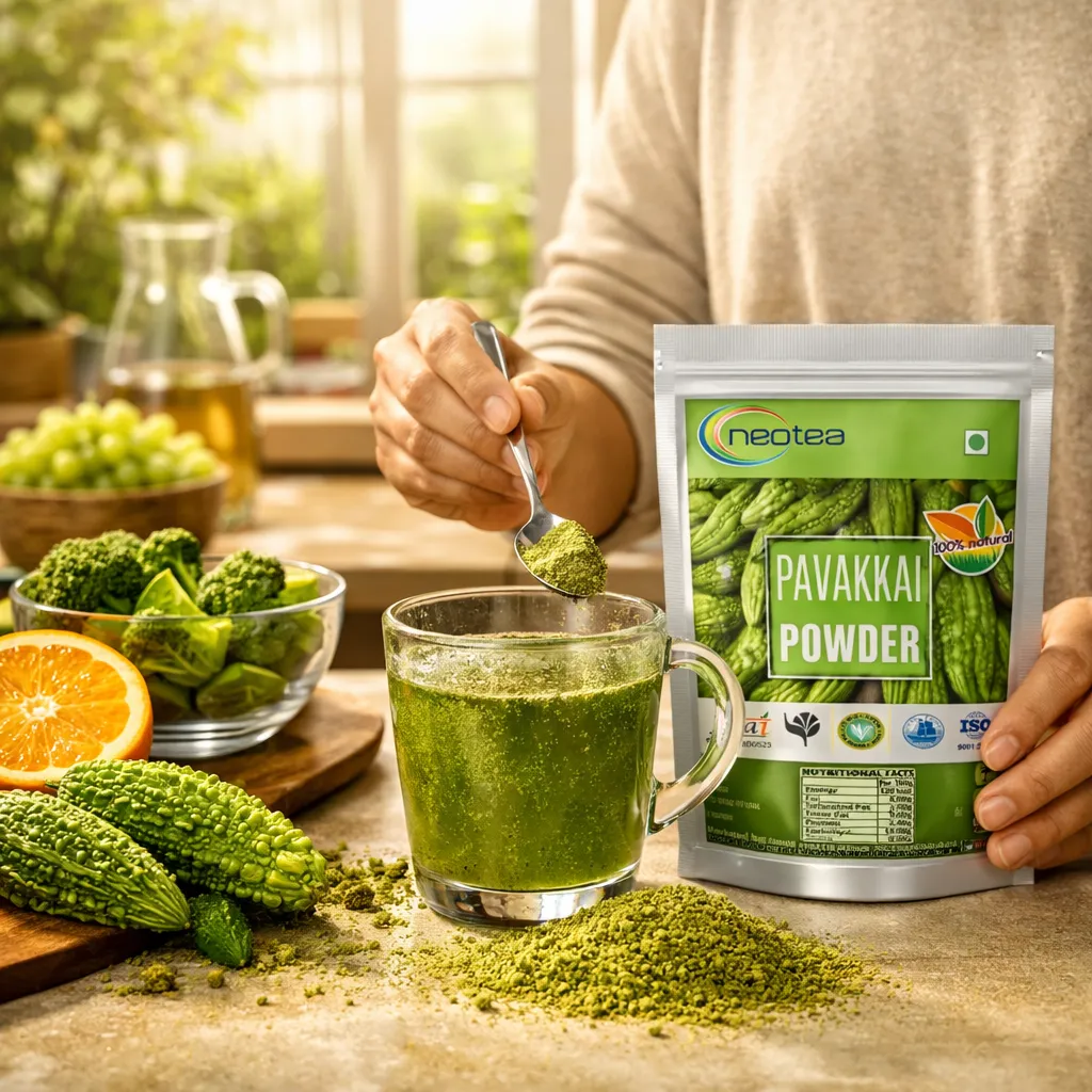 Bitter Gourd Powder 100% Natural Karela Powder | Dried Bitter Melon Powder | Herbal Vegetable Powder for Daily Wellness | No Added Preservatives