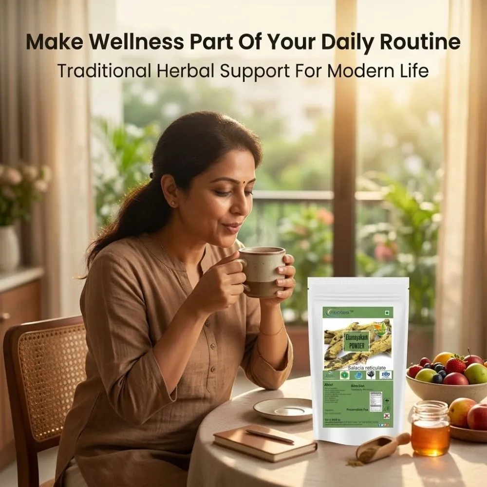 Ekanayakam Powder | Salacia Reticulata | Ponkoranti Saptarangi Herbal Powder | Natural Ayurvedic Herb for Daily Wellness & Balanced Lifestyle