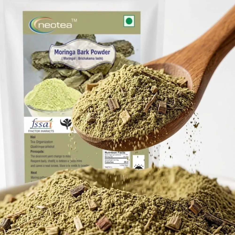 Drumstick Moringa Bark Powder | Sargava Chhal Powder | Murungai Pattai Powder | Natural Herbal Remedy from Drumstick Bark | Moringa Nugge Mara Bark for Skin, Hair, and Wellness | 100% Pure & Chemical-Free