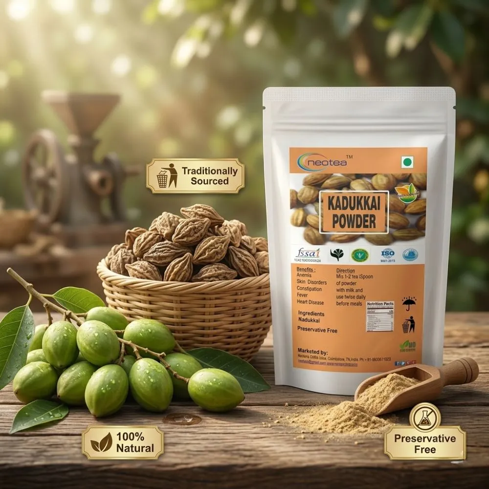 Kadukkai Powder | Haritaki Powder | Terminalia Chebula Fruit Powder | 100% Natural Herbal Powder | Traditional Ayurvedic Wellness Ingredient
