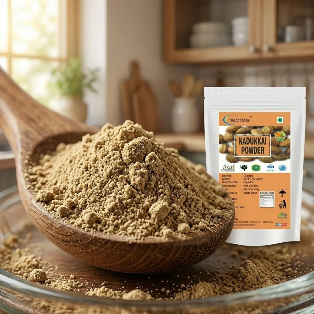 Kadukkai Powder | Haritaki Powder | Terminalia Chebula Fruit Powder | 100% Natural Herbal Powder | Traditional Ayurvedic Wellness Ingredient