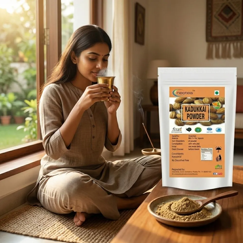 Kadukkai Powder | Haritaki Powder | Terminalia Chebula Fruit Powder | 100% Natural Herbal Powder | Traditional Ayurvedic Wellness Ingredient