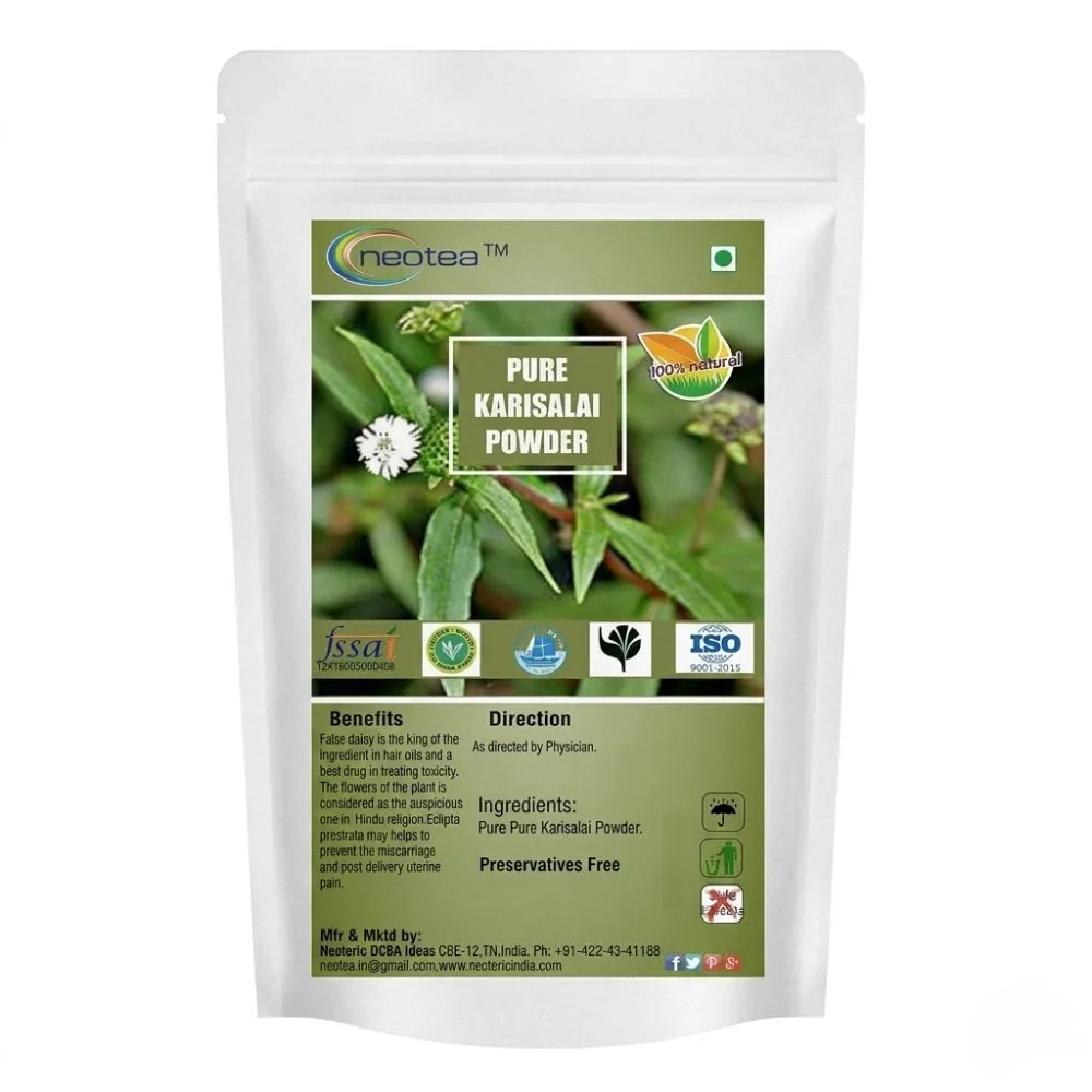 Karisalai Powder 100% Natural Herbal Powder | Karisalankanni Powder | Eclipta Alba Powder | Traditional Ayurvedic Herb | Supports Natural Wellness