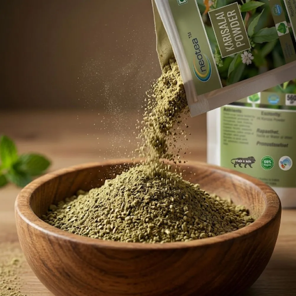 Karisalai Powder 100% Natural Herbal Powder | Karisalankanni Powder | Eclipta Alba Powder | Traditional Ayurvedic Herb | Supports Natural Wellness