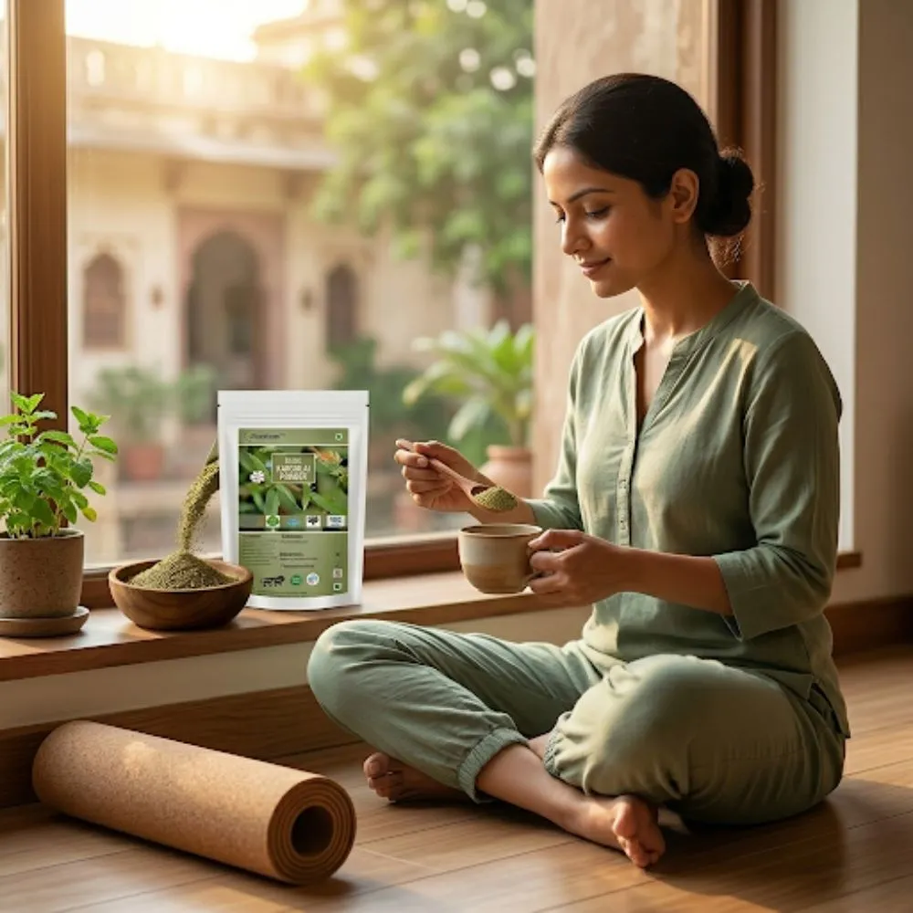 Karisalai Powder 100% Natural Herbal Powder | Karisalankanni Powder | Eclipta Alba Powder | Traditional Ayurvedic Herb | Supports Natural Wellness