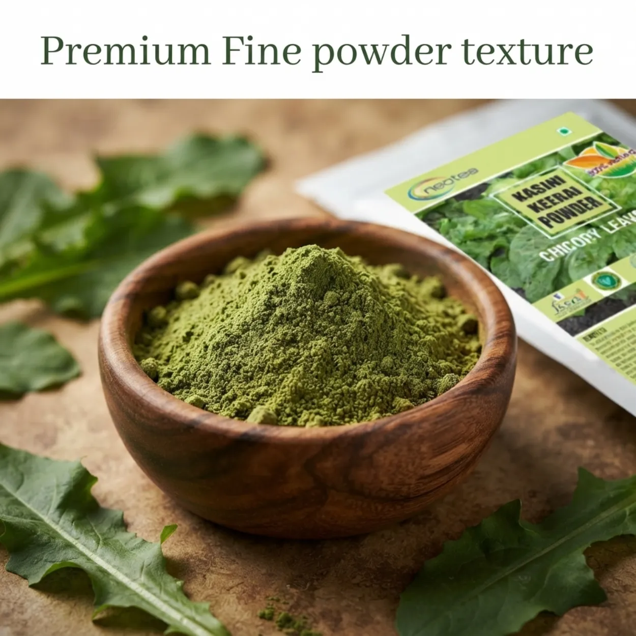 Kasini Keerai Powder | Chicory Greens Powder | Cichorium Intybus Leaf Powder | 100% Natural Herbal Powder | Traditional Wellness Ingredient | Easy to Use