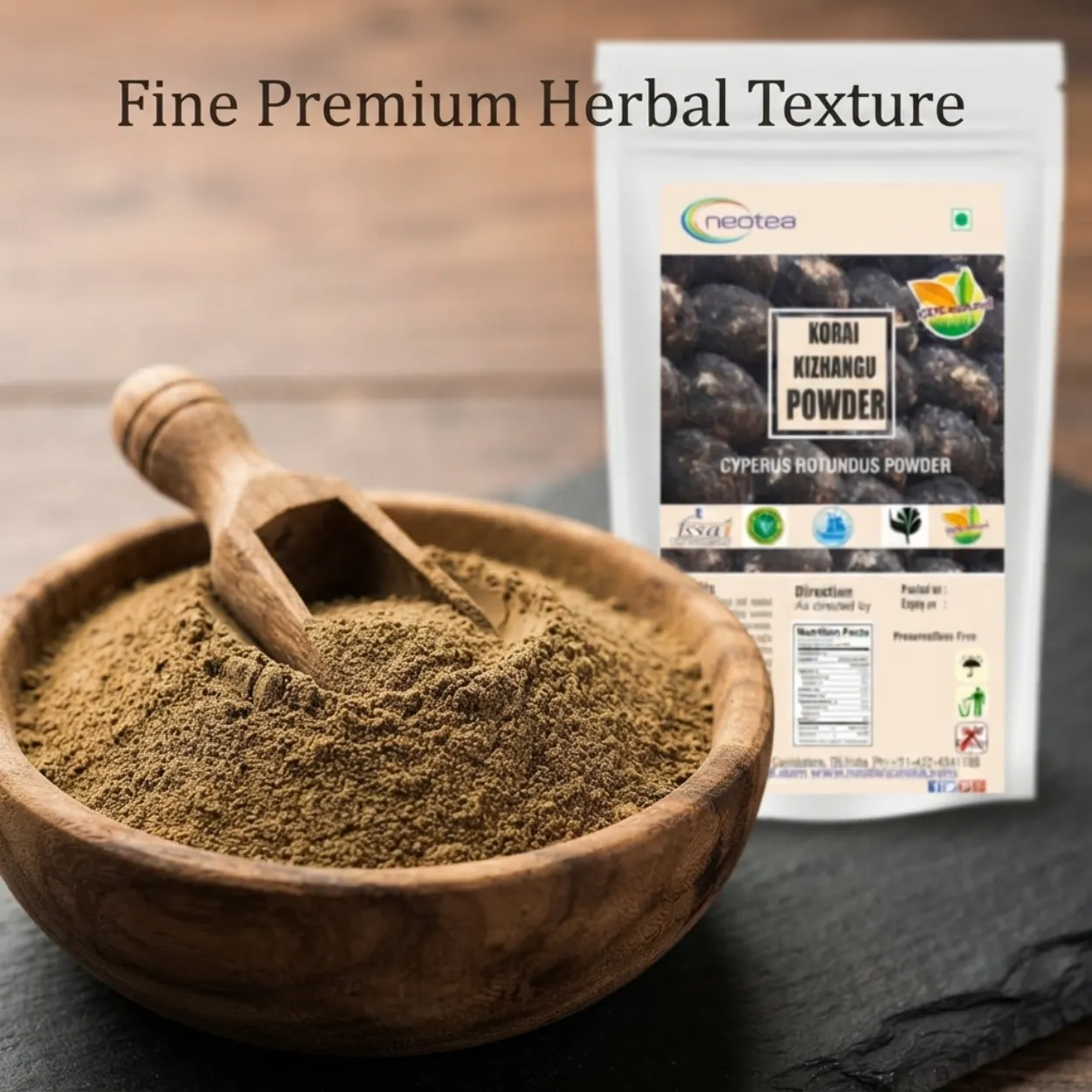 Korai Kizhangu Powder | Nut Grass Root Powder | Cyperus Rotundus | Natural Herbal Powder | Traditional Ayurvedic Ingredient | Fine Ground | 100% Pure