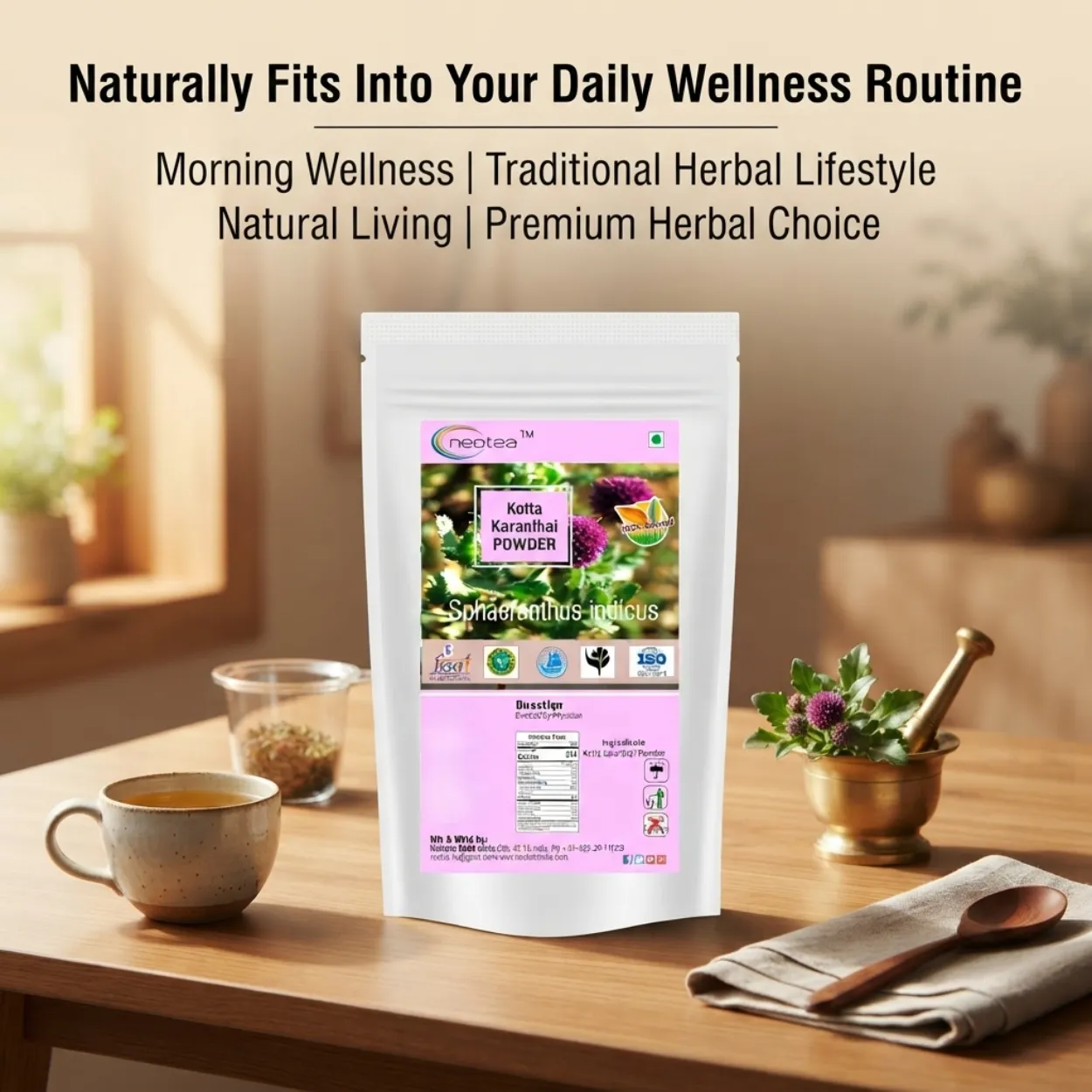 Kotta Karanthai Powder | Natural Herbal Powder | Traditional Indian Herb | Pure Kotta Karanthai | Ayurvedic Wellness Ingredient | 100% Natural