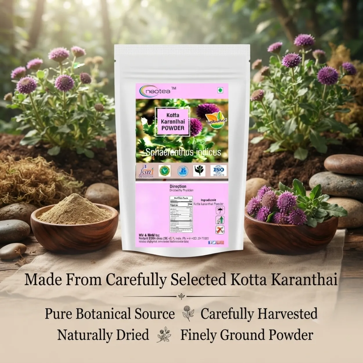 Kotta Karanthai Powder | Natural Herbal Powder | Traditional Indian Herb | Pure Kotta Karanthai | Ayurvedic Wellness Ingredient | 100% Natural