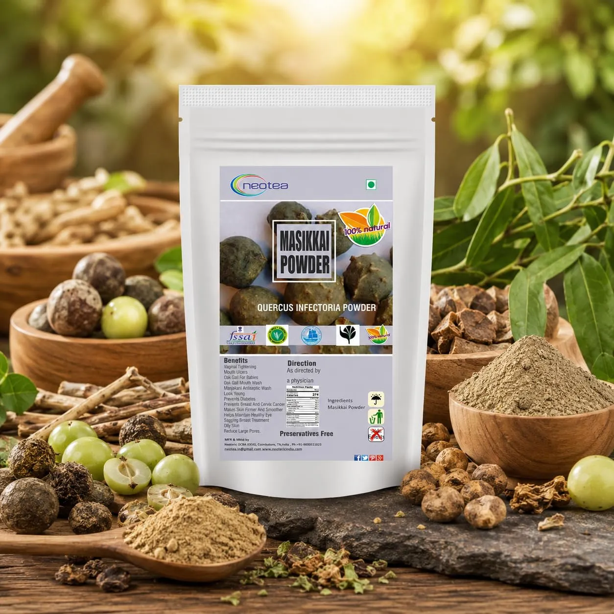 Masikkai Powder | Natural Masikkai Herbal Powder | Traditional Ayurvedic Ingredient | Pure Fine Powder for Traditional Wellness & Personal Care | 100% Natural