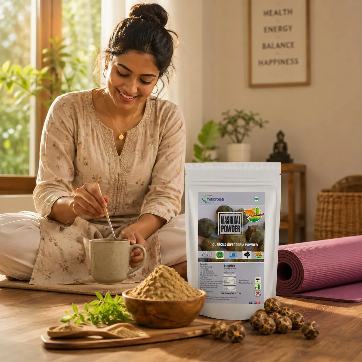 Masikkai Powder | Natural Masikkai Herbal Powder | Traditional Ayurvedic Ingredient | Pure Fine Powder for Traditional Wellness & Personal Care | 100% Natural