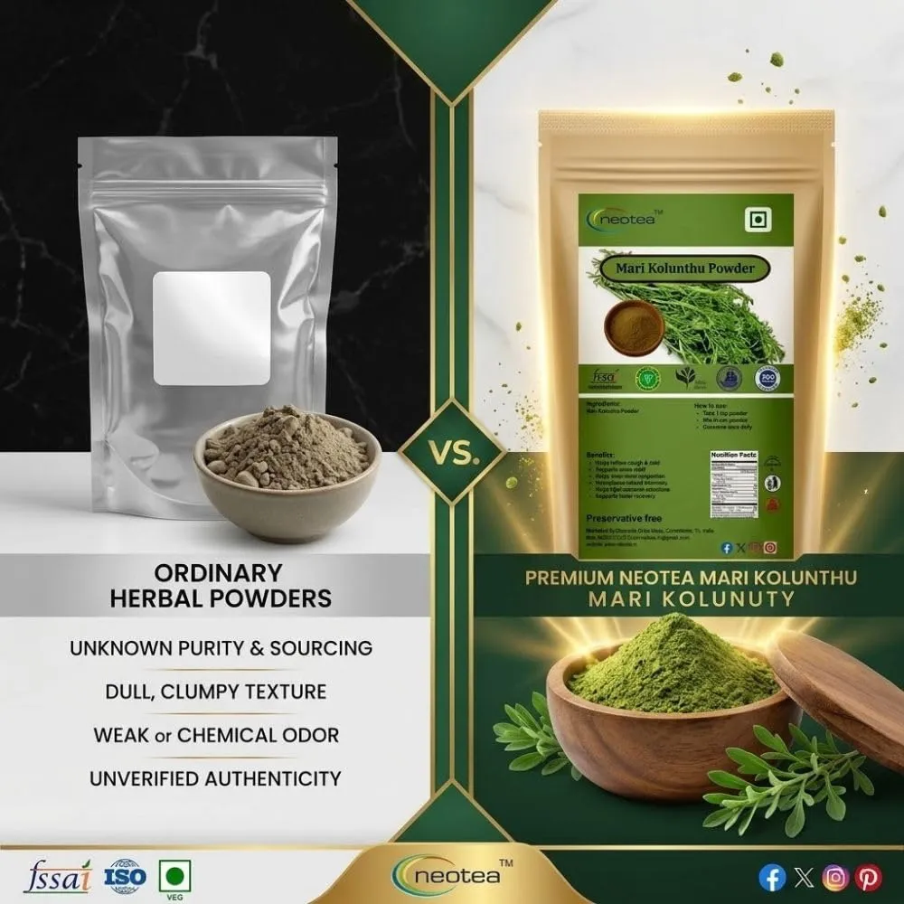 Mari Kolunthu Powder | Traditional Herbal Leaf Powder | Finely Ground Natural Botanical Powder for Everyday Traditional Use | Carefully Processed & Packed | 100% Natural Product