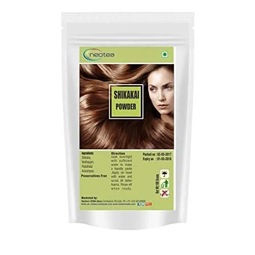 Shikakai Powder for Hair Care, Natural Shikakai Powder for Hair & Scalp Care, Traditional Herbal Hair Care Ingredient for Cleansing & Conditioning, 100% Natural Shikakai Powder