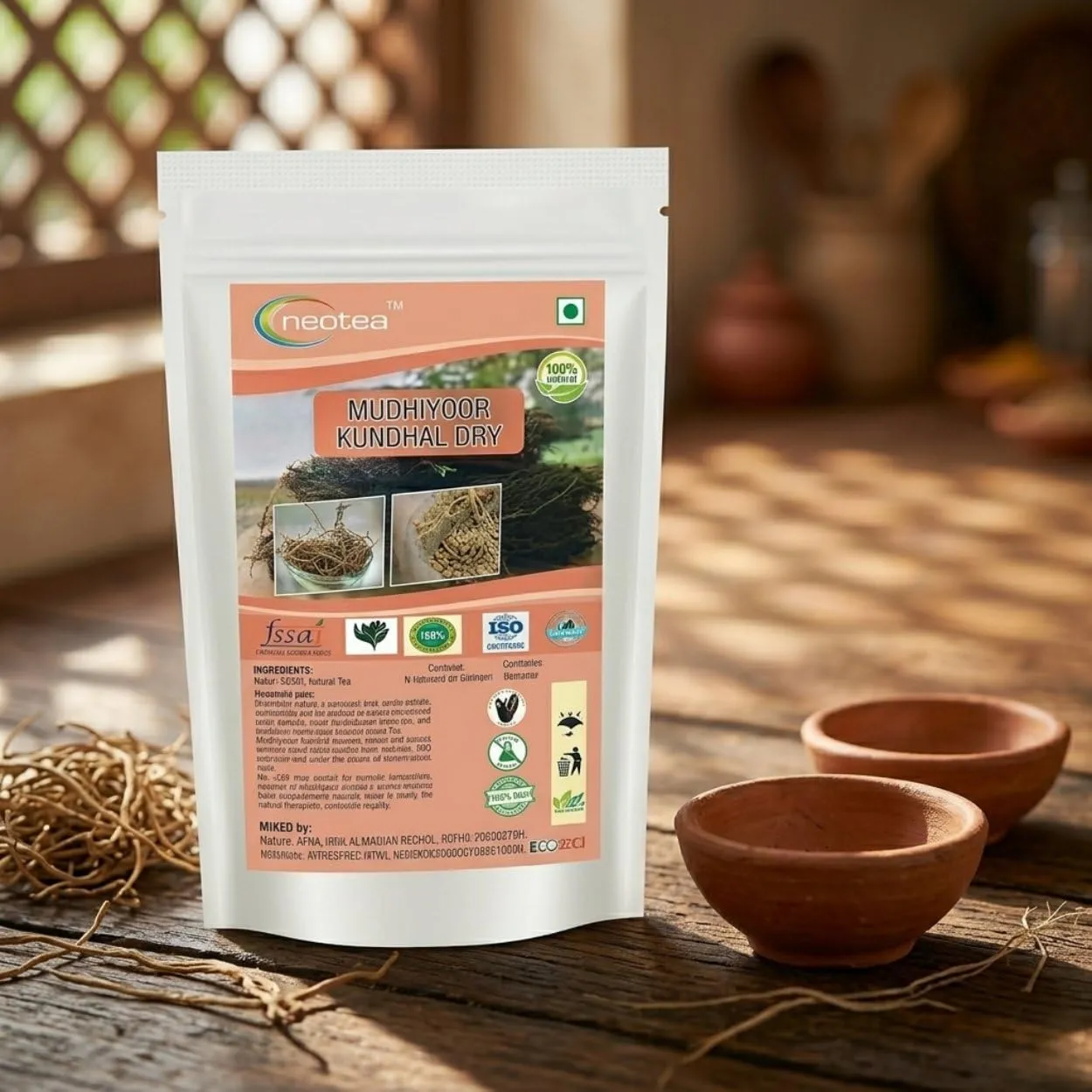 Muthiyar Koonthal Raw Herbal | Natural Whole Muthiyar Koonthal Herb | Traditionally Used Herbal Ingredient | Carefully Selected & Hygienically Packed | Natural Botanical Product