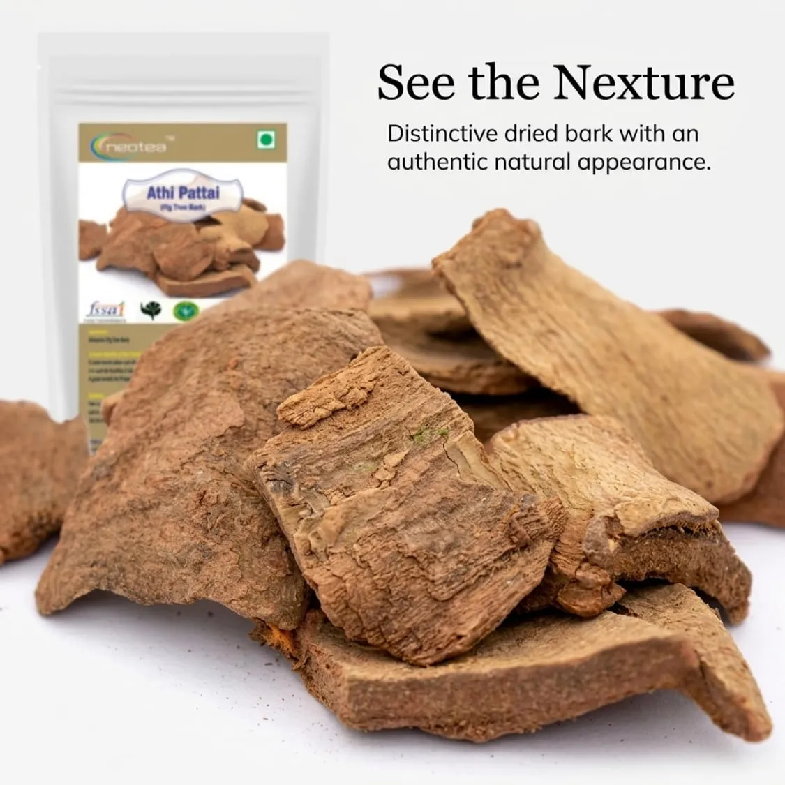 Fig Tree Bark Raw Whole Bark | Ficus Species Natural Dried Bark | Traditional Herbal Ingredient for Home Preparation | Carefully Selected & Naturally Dried