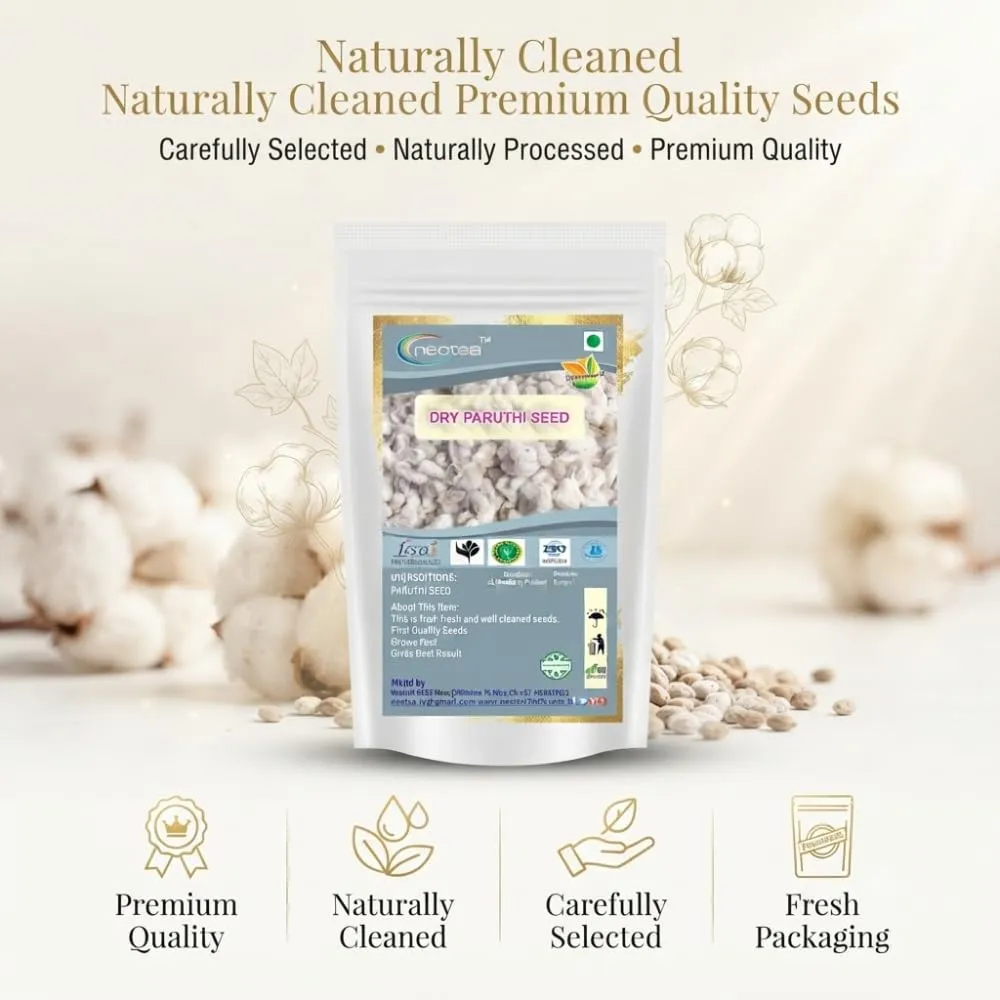 Cotton Seeds (Raw Herbal Seeds) | Natural Whole Cotton Seed | Unprocessed Herbal Seed for Traditional & Everyday Use | Carefully Cleaned and Packed | 100% Natural