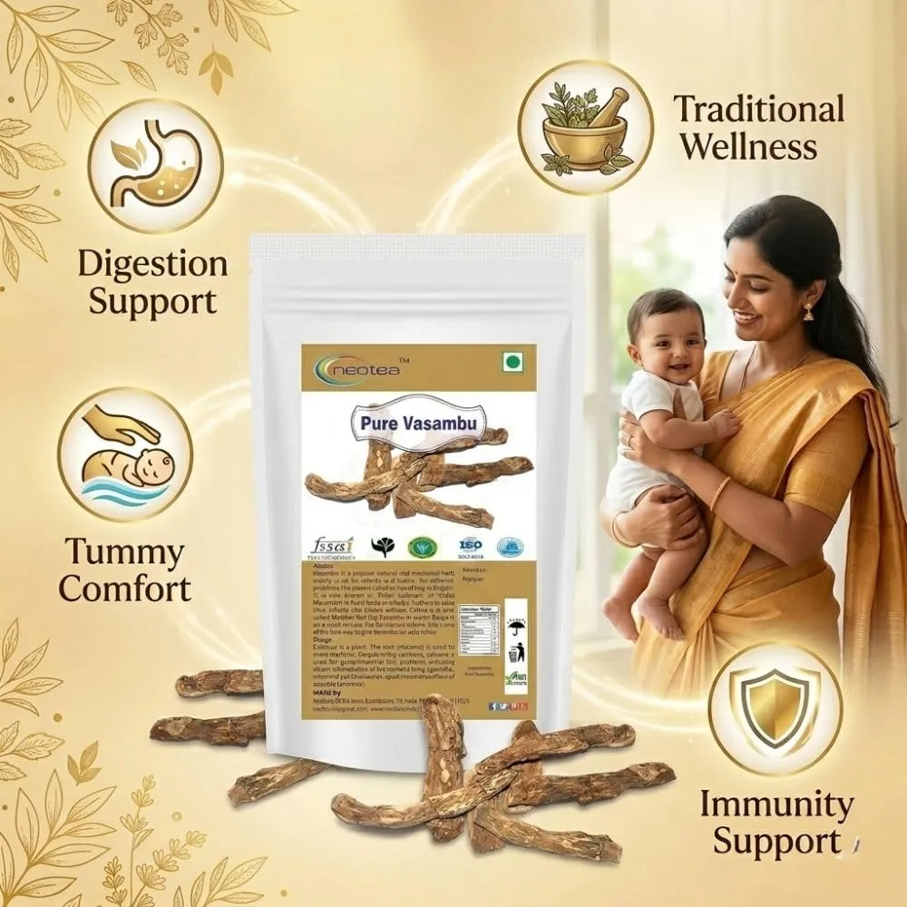 Vasambu Whole Dried Herb | Raw Vasambu Root (Acorus Calamus) | Traditional Herbal Ingredient | Naturally Dried & Carefully Packed | For Traditional Home Use & Herbal Preparations