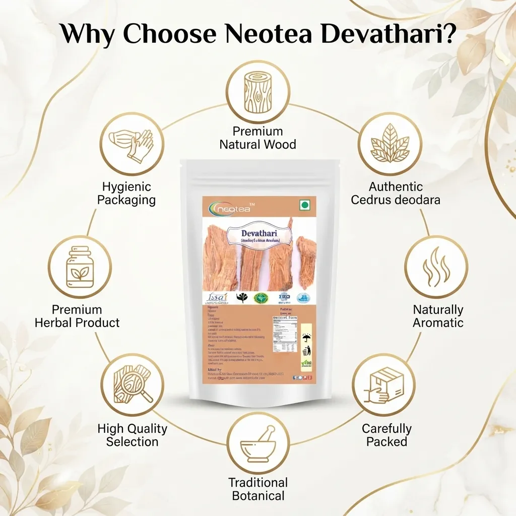 Devathari Raw Herbal | Whole Natural Devathari Herb | Traditionally Used Indian Herbal Ingredient | Unprocessed Raw Herb for Traditional Preparations | Carefully Packed