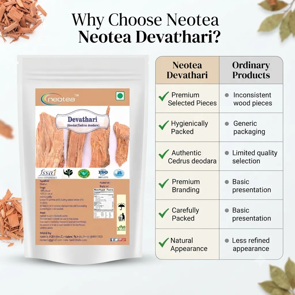 Devathari Raw Herbal | Whole Natural Devathari Herb | Traditionally Used Indian Herbal Ingredient | Unprocessed Raw Herb for Traditional Preparations | Carefully Packed
