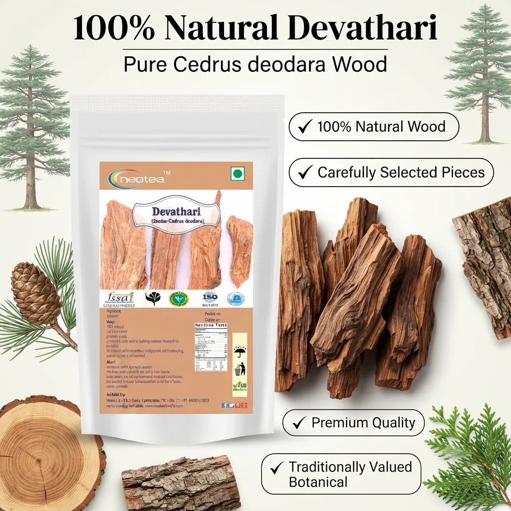 Devathari Raw Herbal | Whole Natural Devathari Herb | Traditionally Used Indian Herbal Ingredient | Unprocessed Raw Herb for Traditional Preparations | Carefully Packed