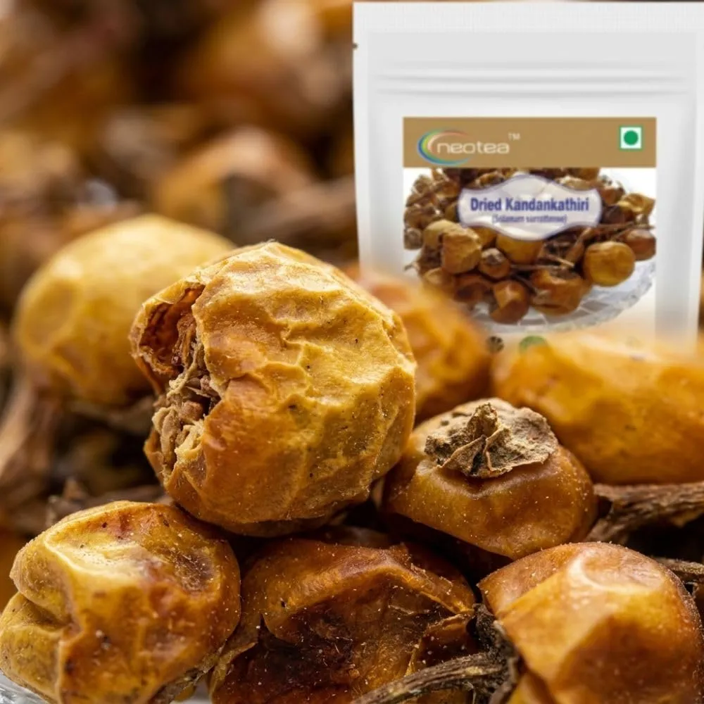 Kandankathiri Raw Herb | Dried Kandankathiri Whole Herb | Carefully Cleaned & Naturally Dried Herbal Ingredient | Traditional Indian Herb | Authentic Raw Herbal Product