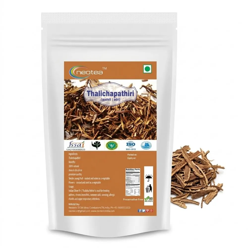 Thalichapathiri Whole Dried Herb | Raw Herbal Ingredient | Naturally Dried Thalichapathiri Leaves | Traditional Indian Culinary & Herbal Ingredient | Carefully Packed