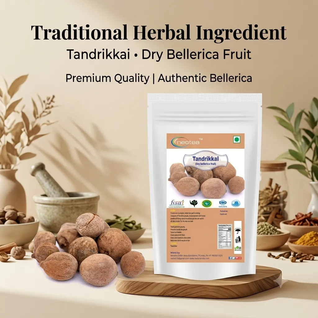 Tandrikkai Raw Herb 100g | Dried Tandrikkai Whole Herbal Ingredient | Traditional Herbal Ingredient for Home Use | Natural Dried Herb for Herbal Preparations