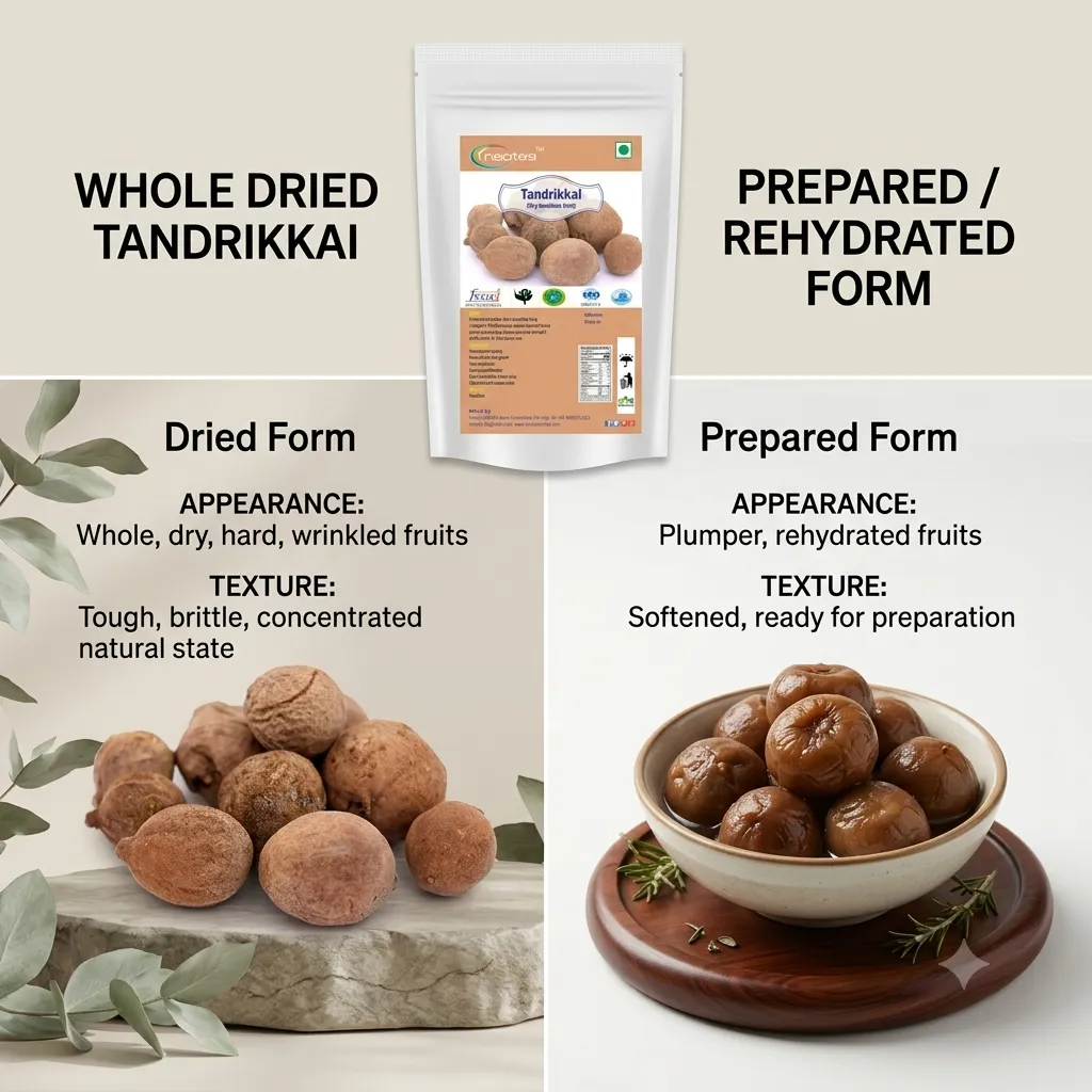 Tandrikkai Raw Herb 100g | Dried Tandrikkai Whole Herbal Ingredient | Traditional Herbal Ingredient for Home Use | Natural Dried Herb for Herbal Preparations