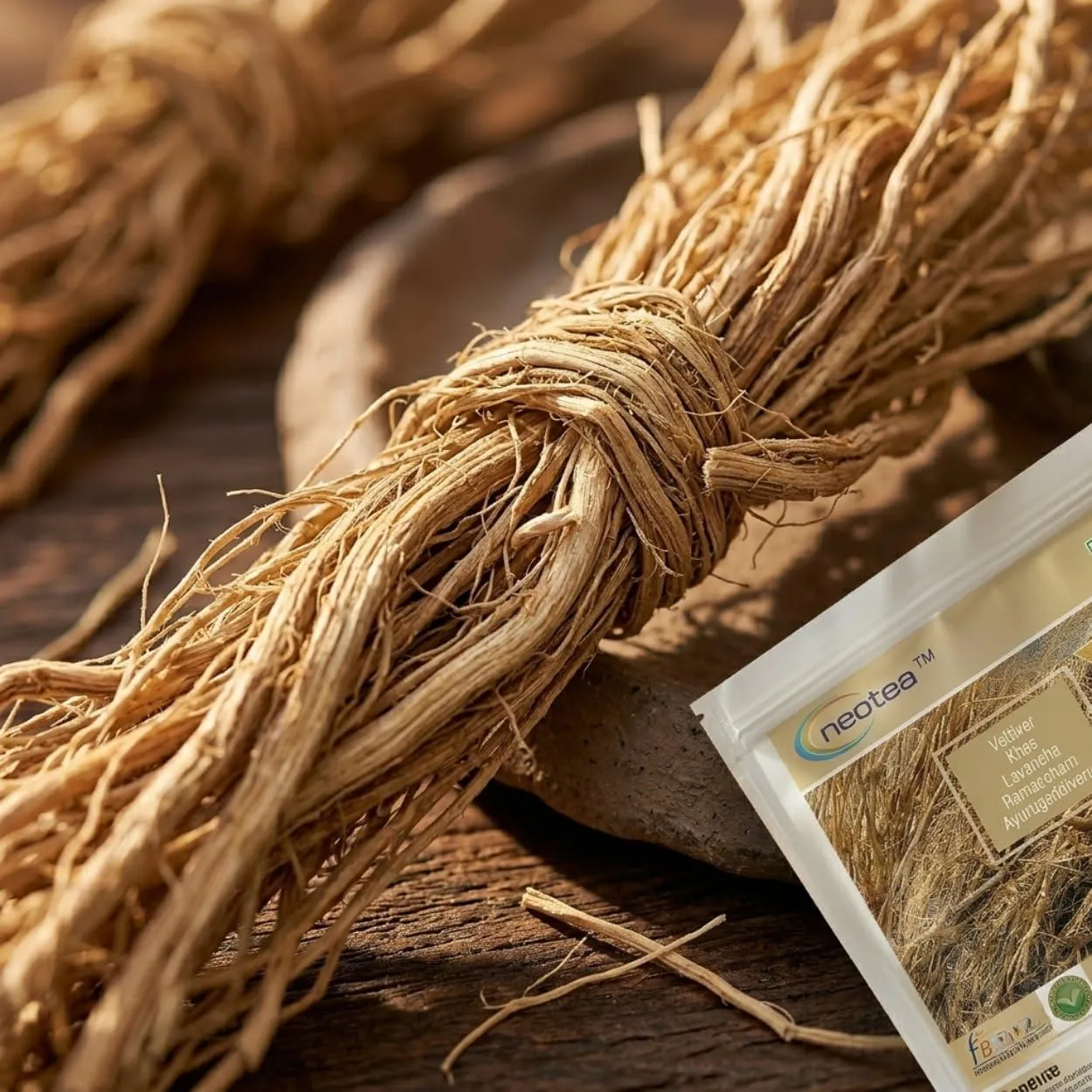 Vettiver Raw Herbal Root | Dried Vetiver Roots | Khus Khus Root | Naturally Fragrant Whole Roots | Traditional Herbal Ingredient for Home, Pooja, Aromatic Use & DIY Preparations