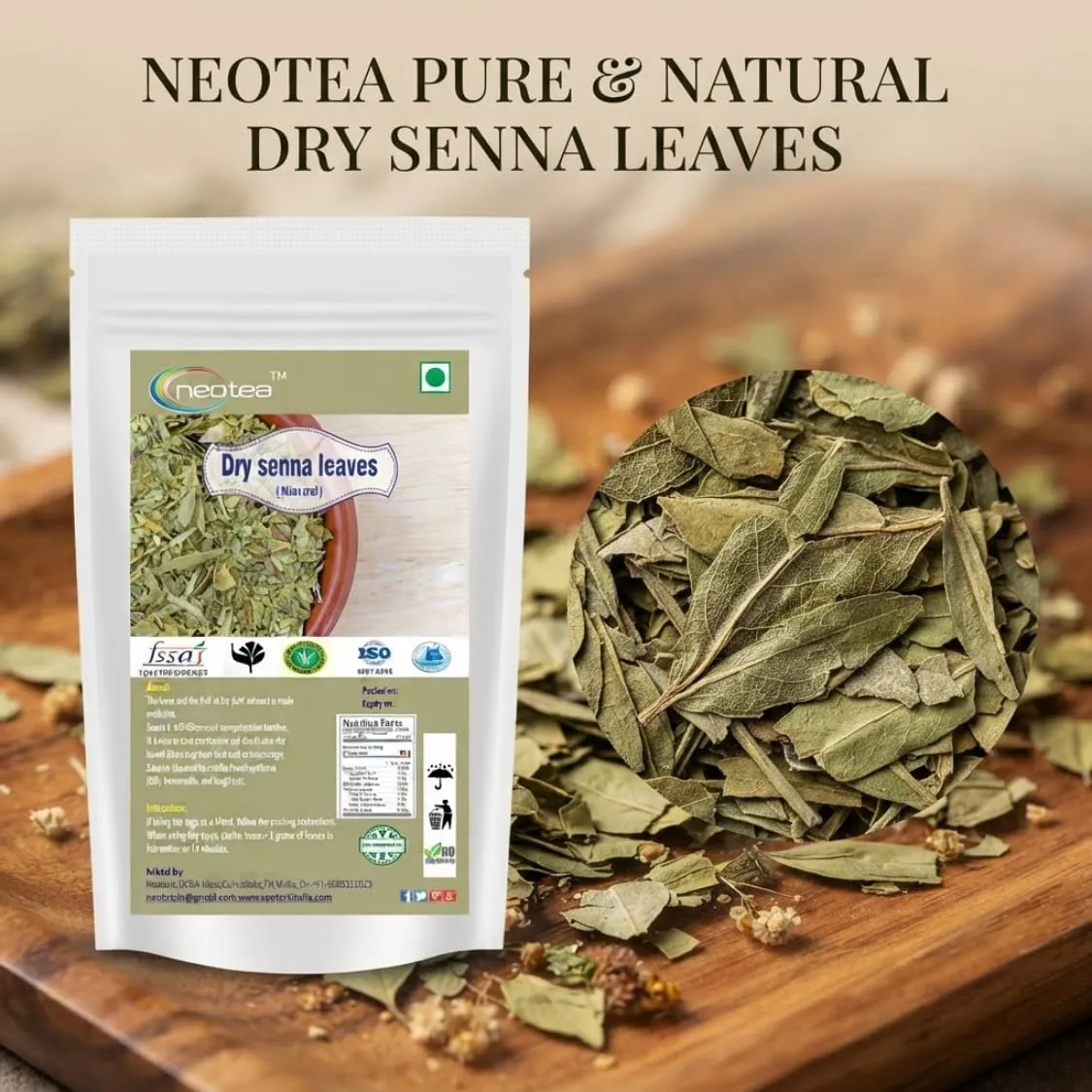 Dry Senna Leaves (Nilavarai) | Natural Dried Senna Leaf | Whole Herbal Leaves | Cassia Angustifolia Leaves | Traditional Herbal Ingredient for Home Herbal Preparations | 100% Natural