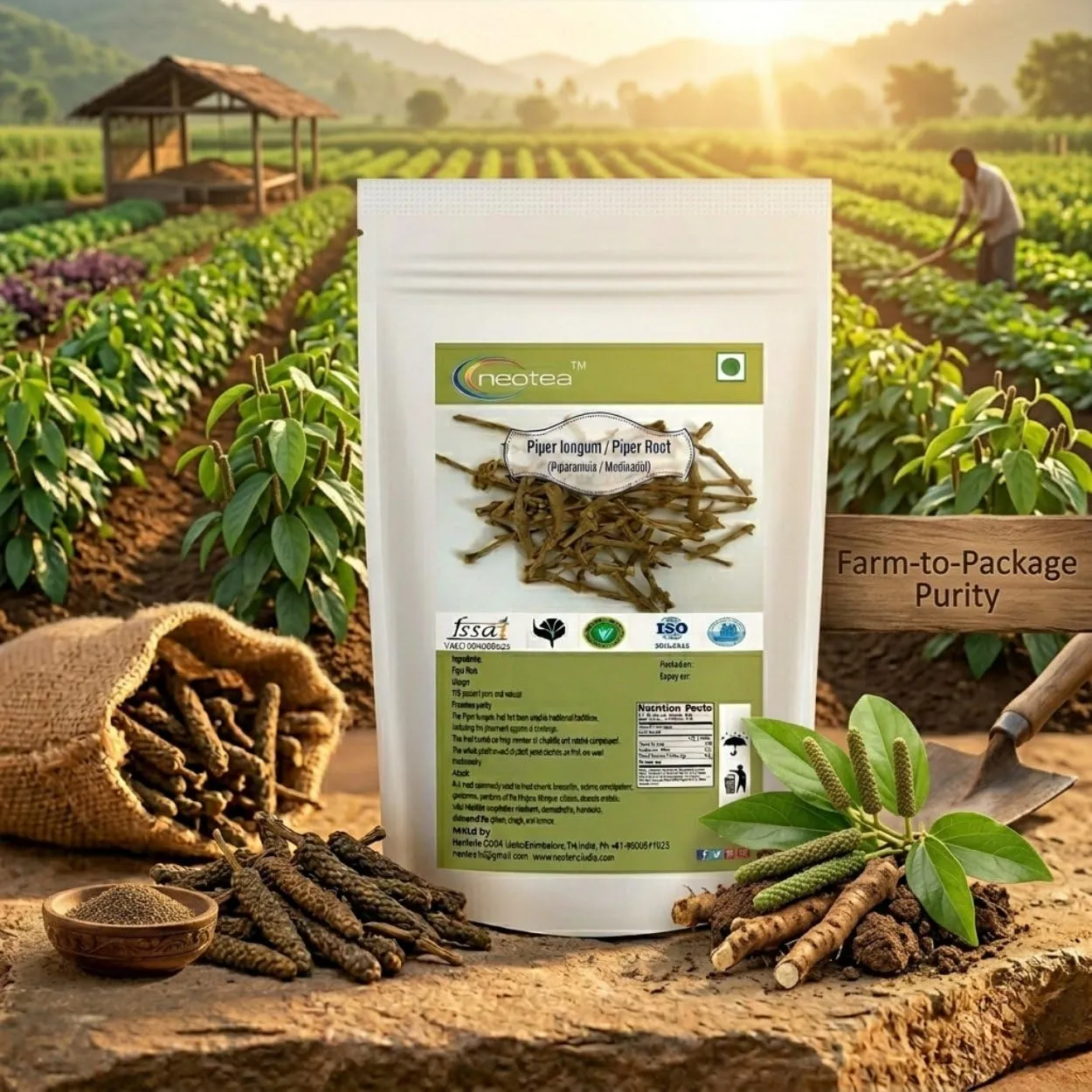 Kandatippili Raw Herb (Piper Longum)| Traditional Indian Herbal Ingredient | Natural Dried Kandatippili Sticks for Herbal Preparations, Home Remedies & Traditional Wellness Practices