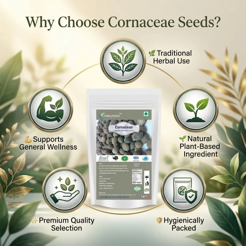 Cornaceae Alingil Raw Herbal | Dried Alingil Herb | Natural Whole Alingil for Traditional Herbal Preparations, Home Use & Herbal Recipes | Unprocessed Raw Herb