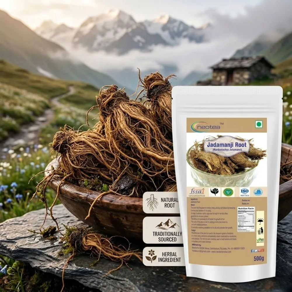 Jadamanji Root Raw Herbal | Dried Jadamanji Root Whole Herb | Traditional Indian Herbal Ingredient for Home Use, Herbal Preparations & Natural Wellness Routines